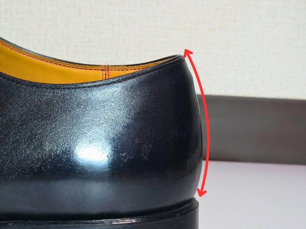 ヒールカップがきつい