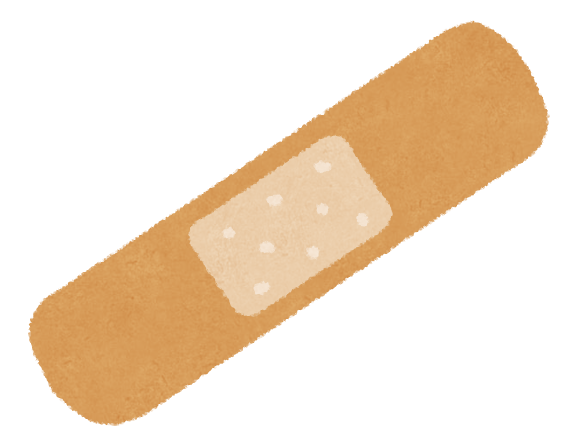 絆創膏のイメージ図