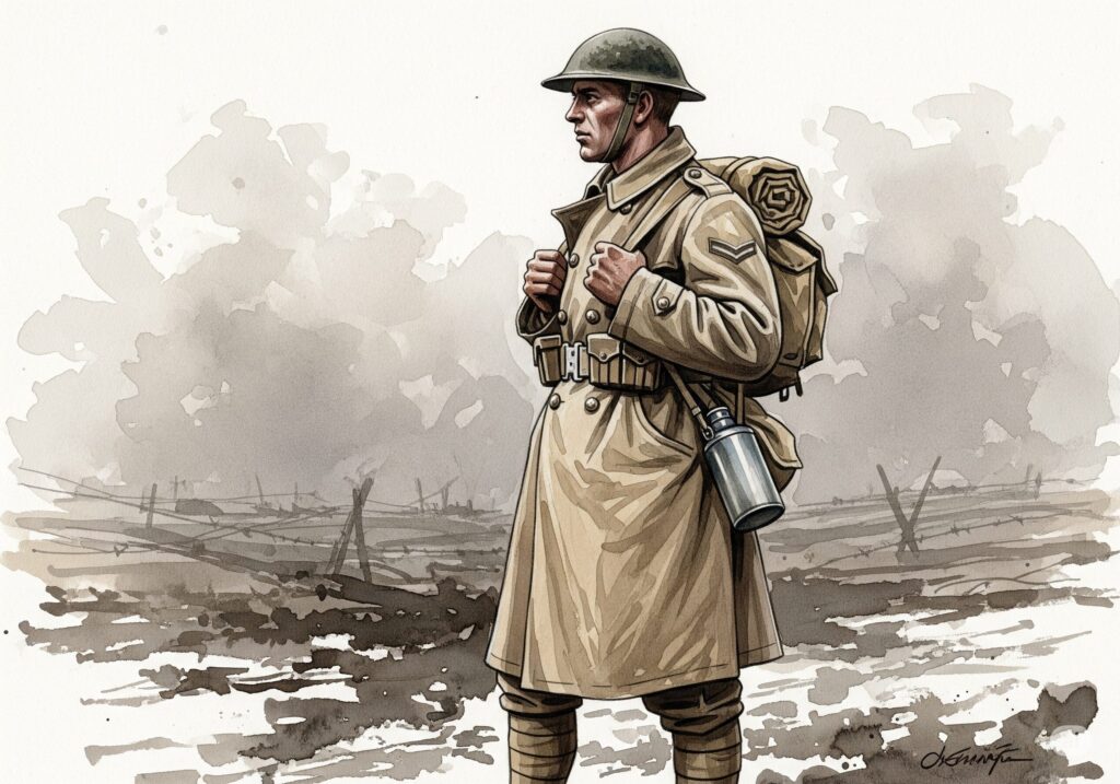 第一次世界大戦中の英国陸軍兵士
