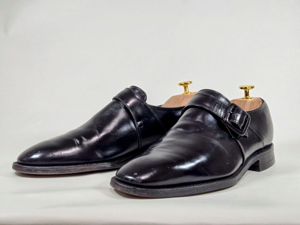 シングルモンクストラップシューズ