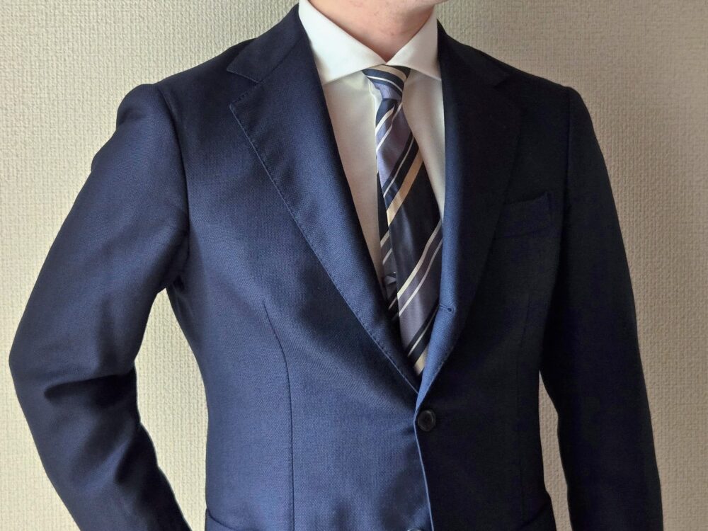 ジャケットを合わせたコンコルド002の着こなし